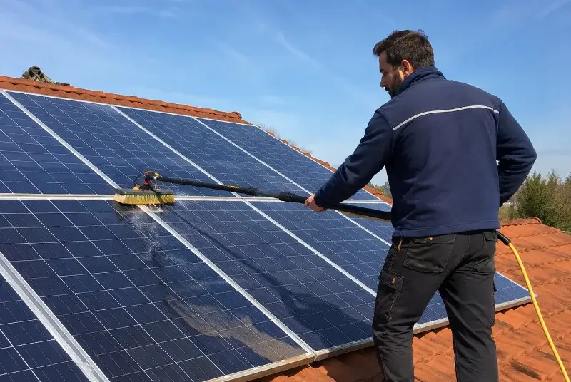 Nettoyage et entretien de panneaux solaires à Lugos