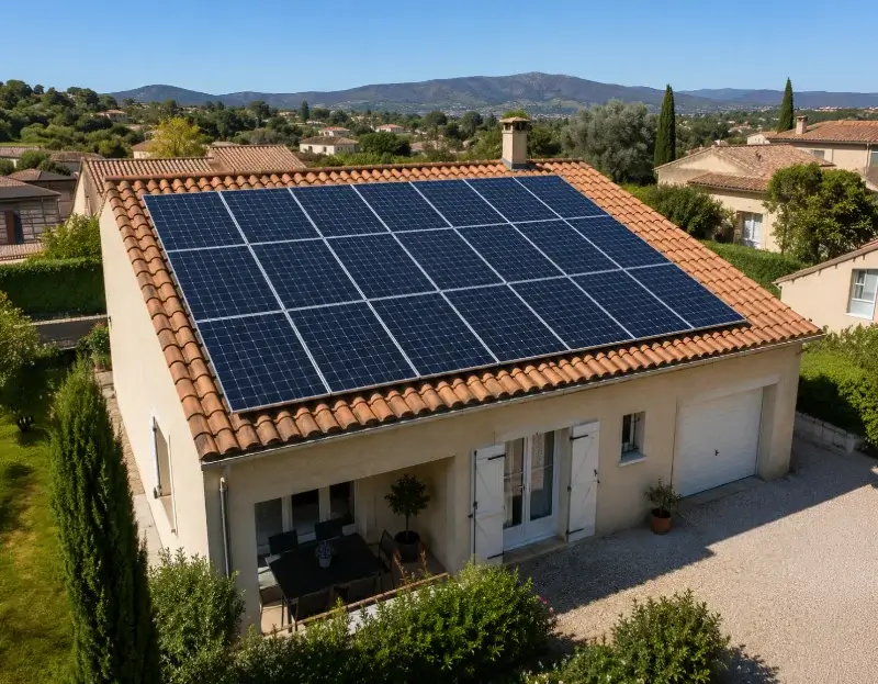 Prime à l'autoconsommation panneaux solaires Lugos — aide financière de l'État